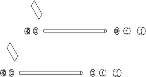Kermi Befestigungs-Set Konvektor, BH 280mm, ZB00360004